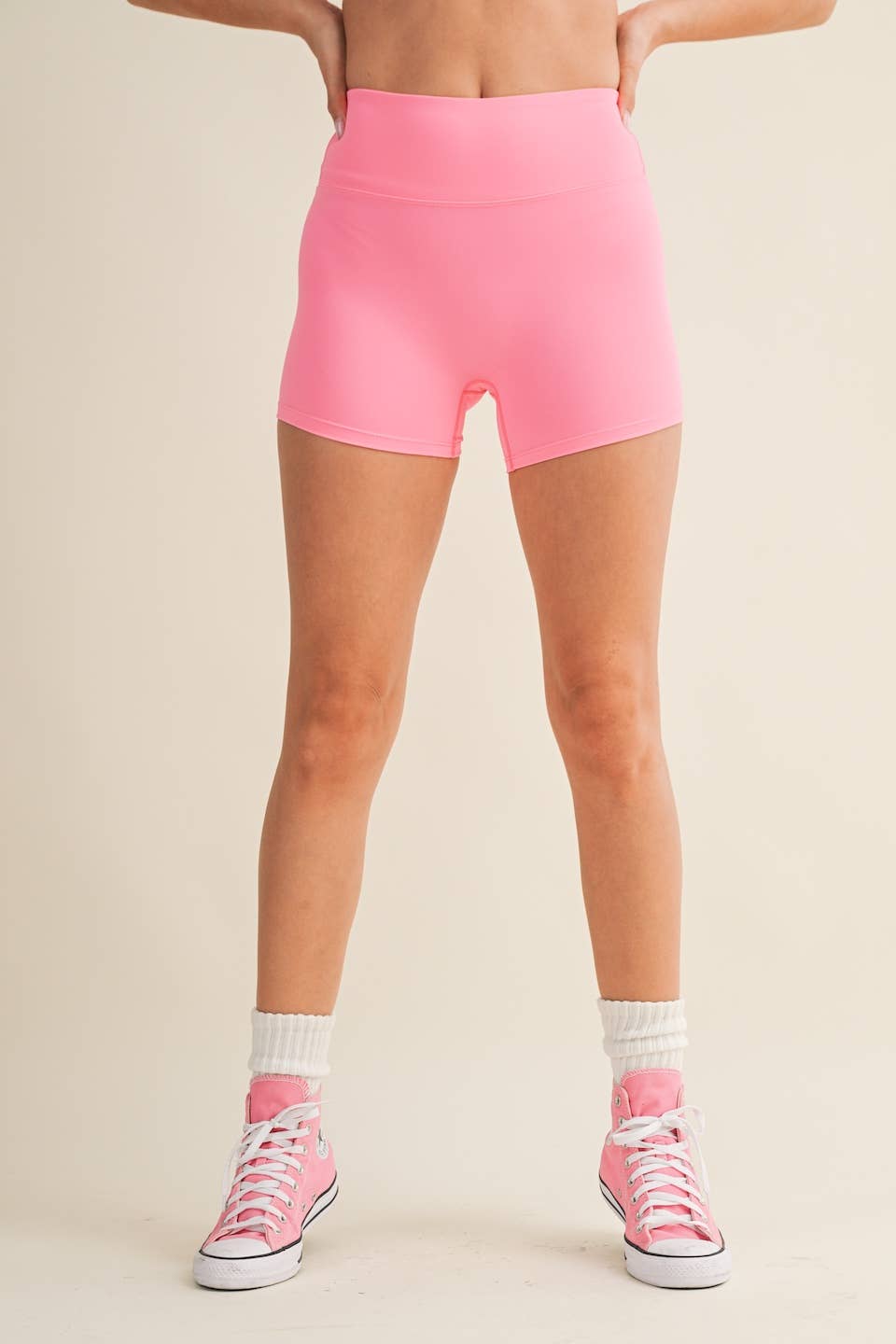 Biker Shorts: Pink / M
