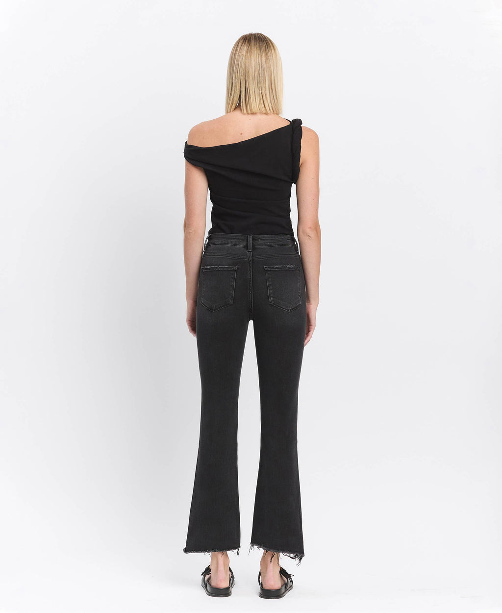 Mona Crop Flare Jeans