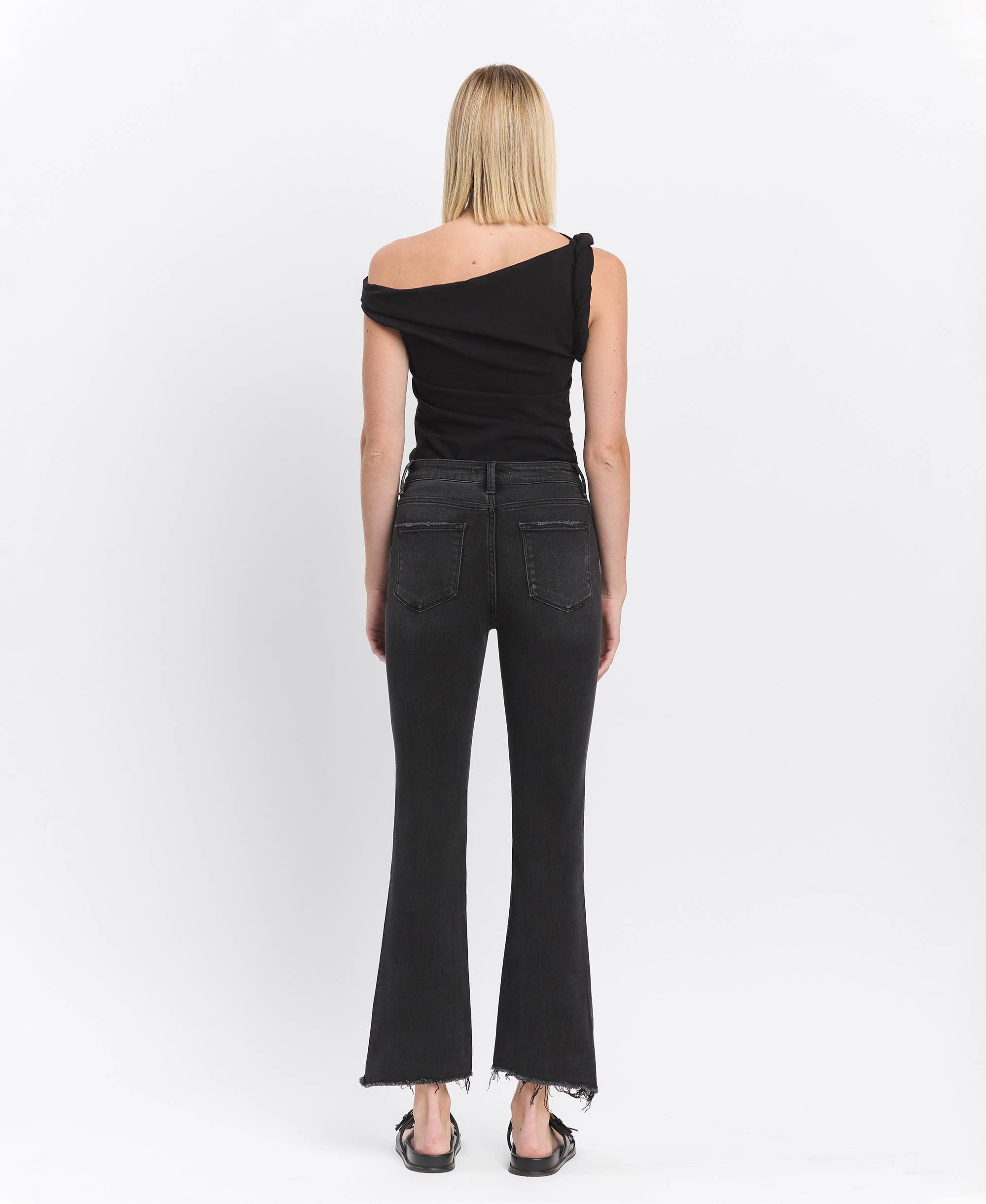 Mona Crop Flare Jeans