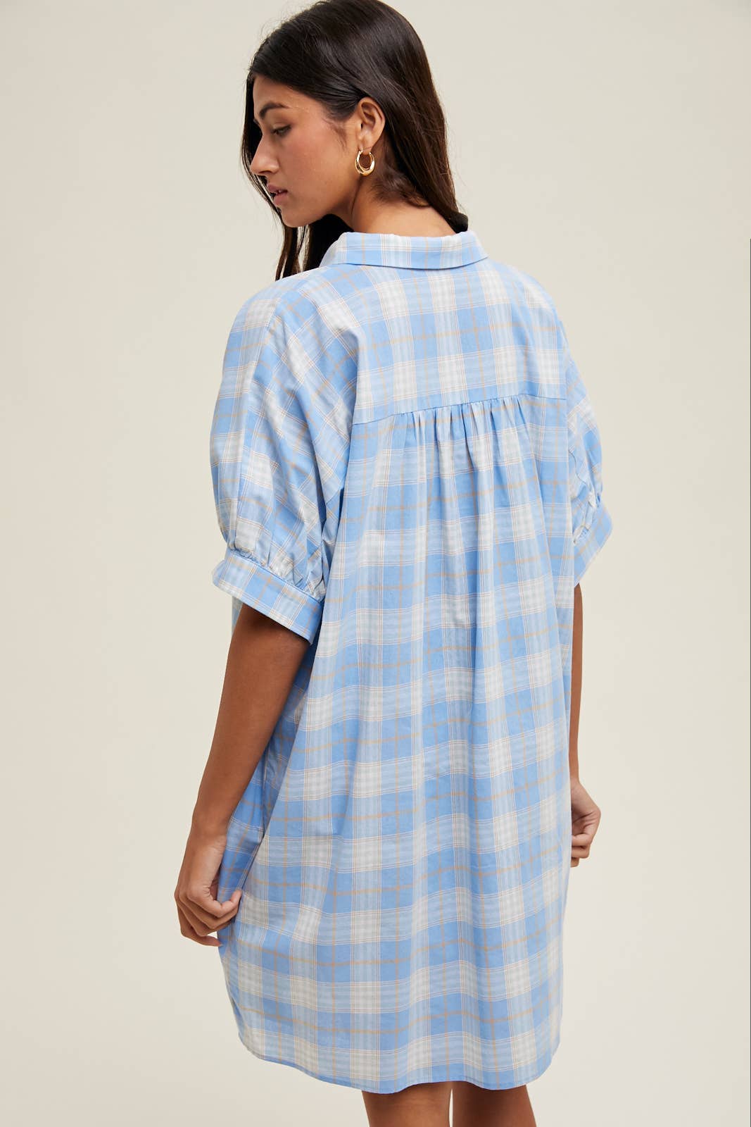 Plaid Shirt Dress