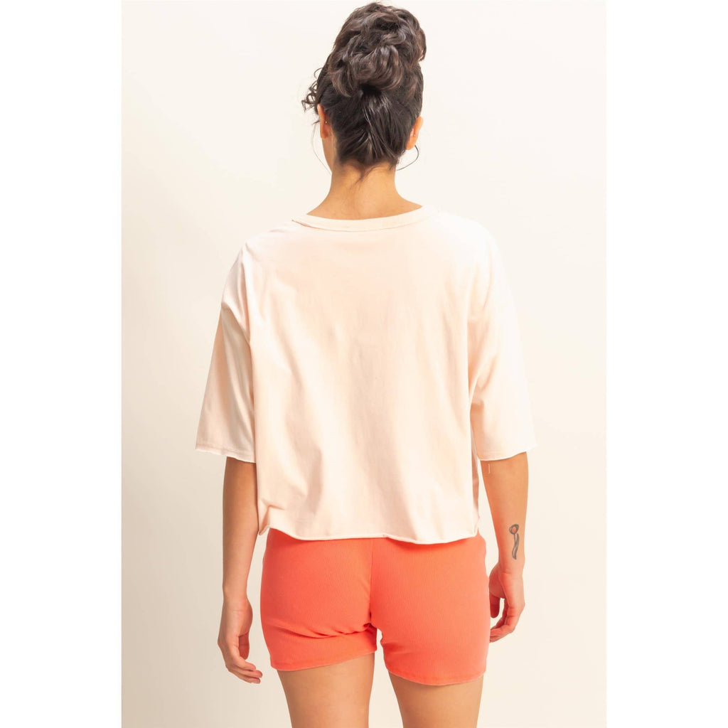 Daria Crew Neck Wide Fit Tee