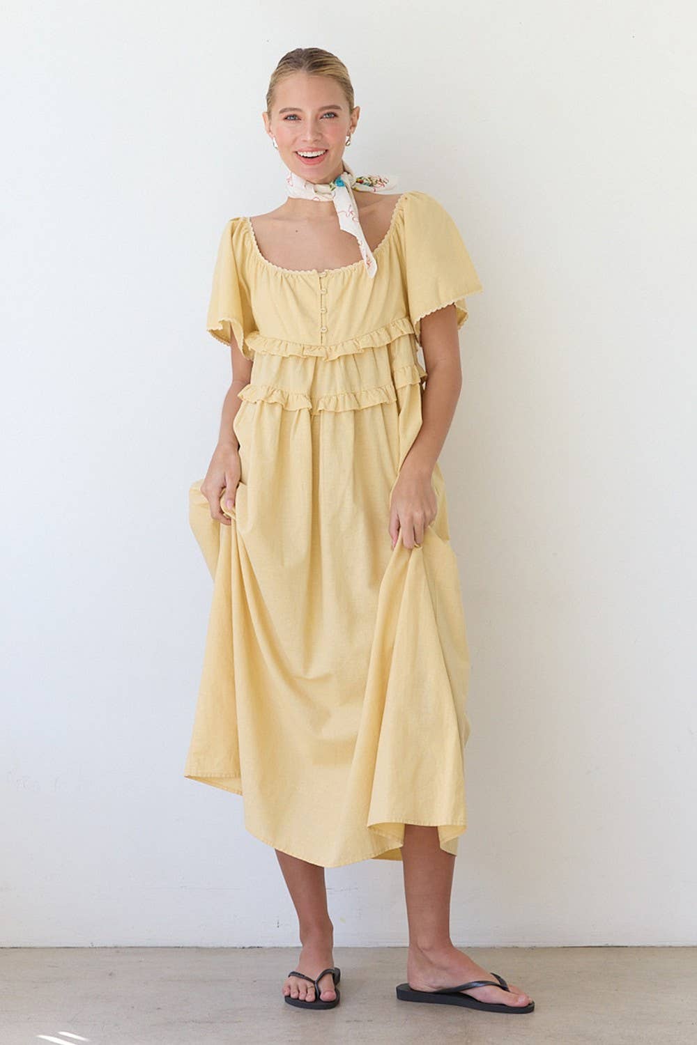 Sara Linen Dress