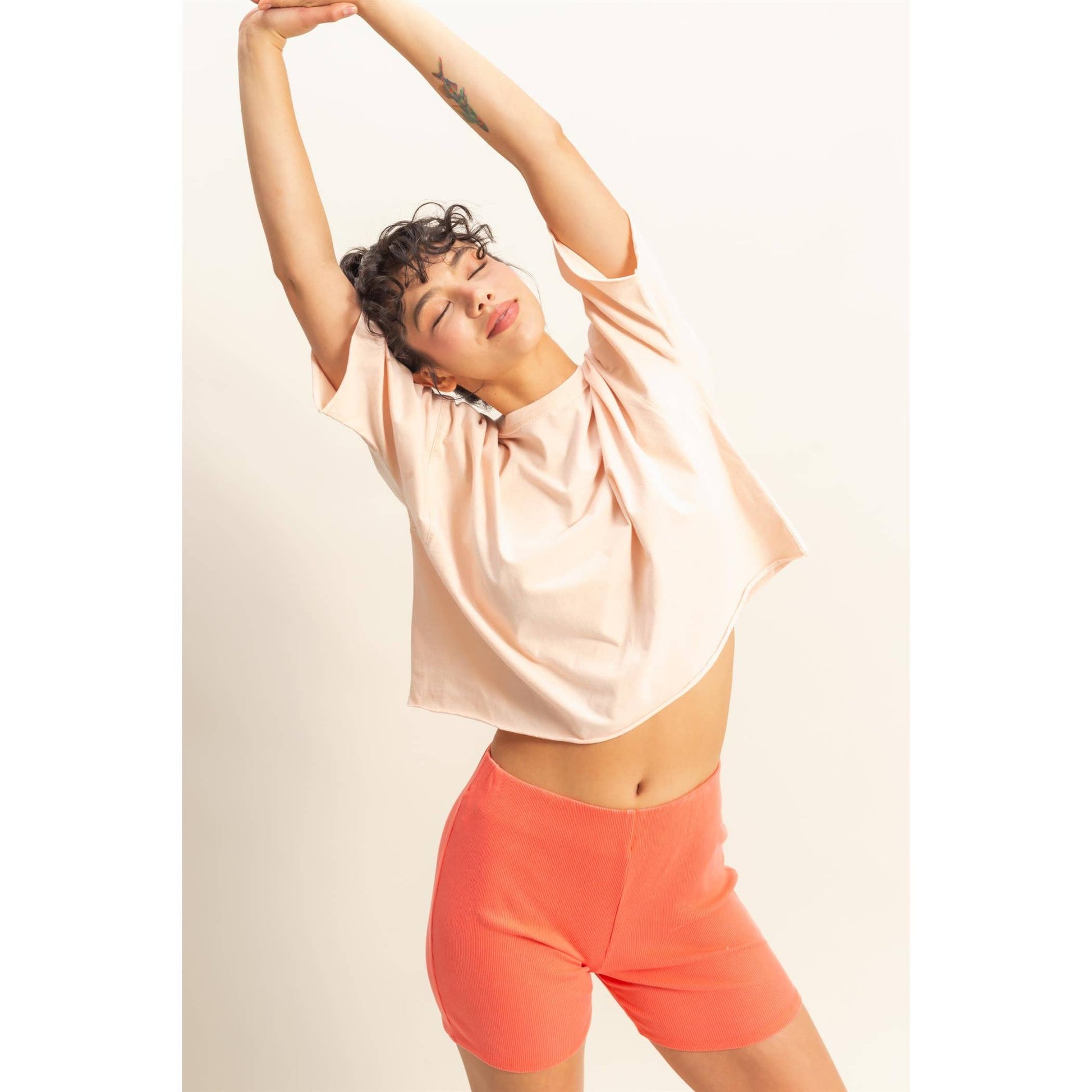 Daria Crew Neck Wide Fit Tee