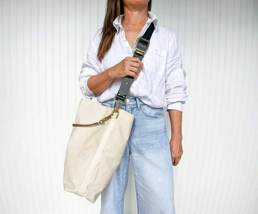 The Everyday Tote –Ivory (Bag Only): Big (bag only)