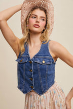 Hey Hay Denim Vest