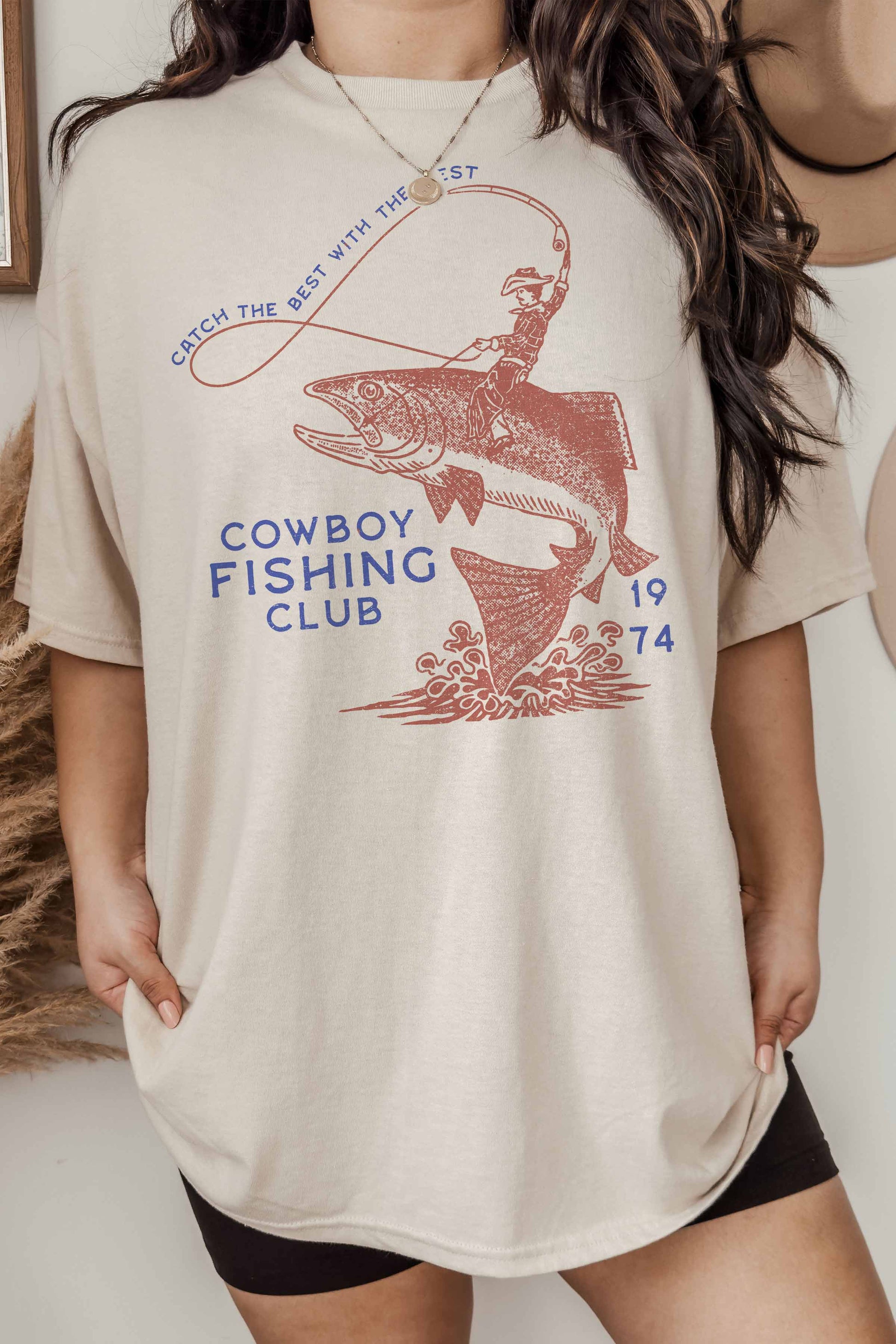 Cowboy Fishing Tee