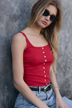 Pointelle Tank Top