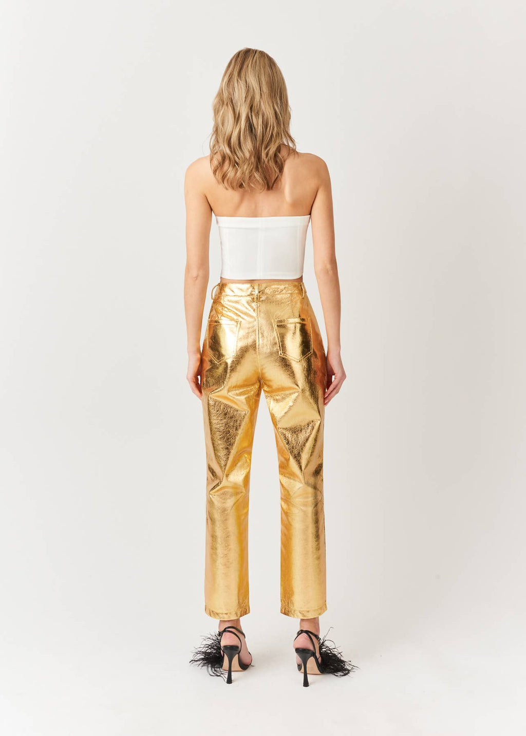 Gold Party Pants
