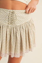 The Dandy Floral Mini Skirt