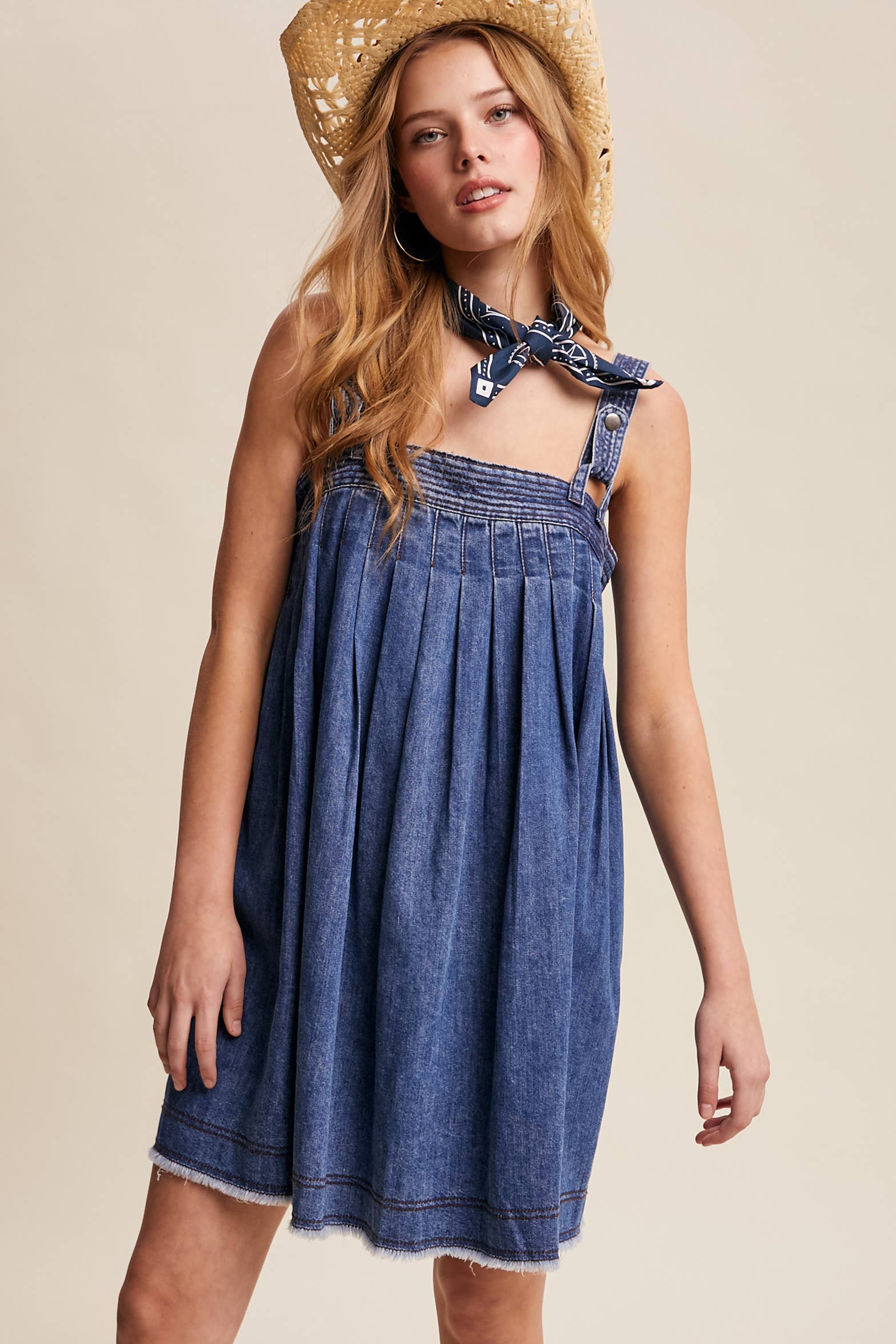 Hazy Denim Dress