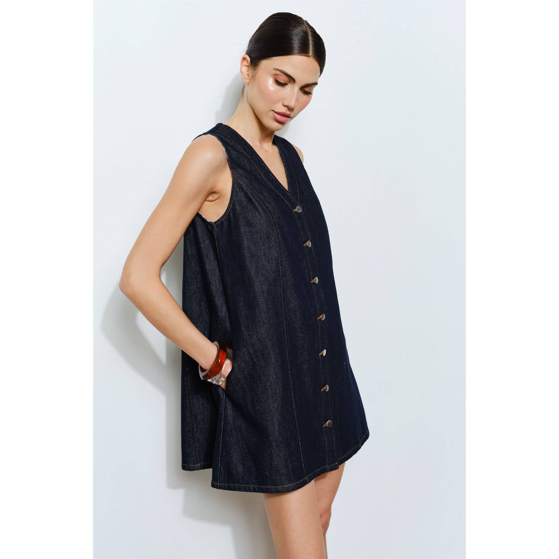 Marigold Denim Dress