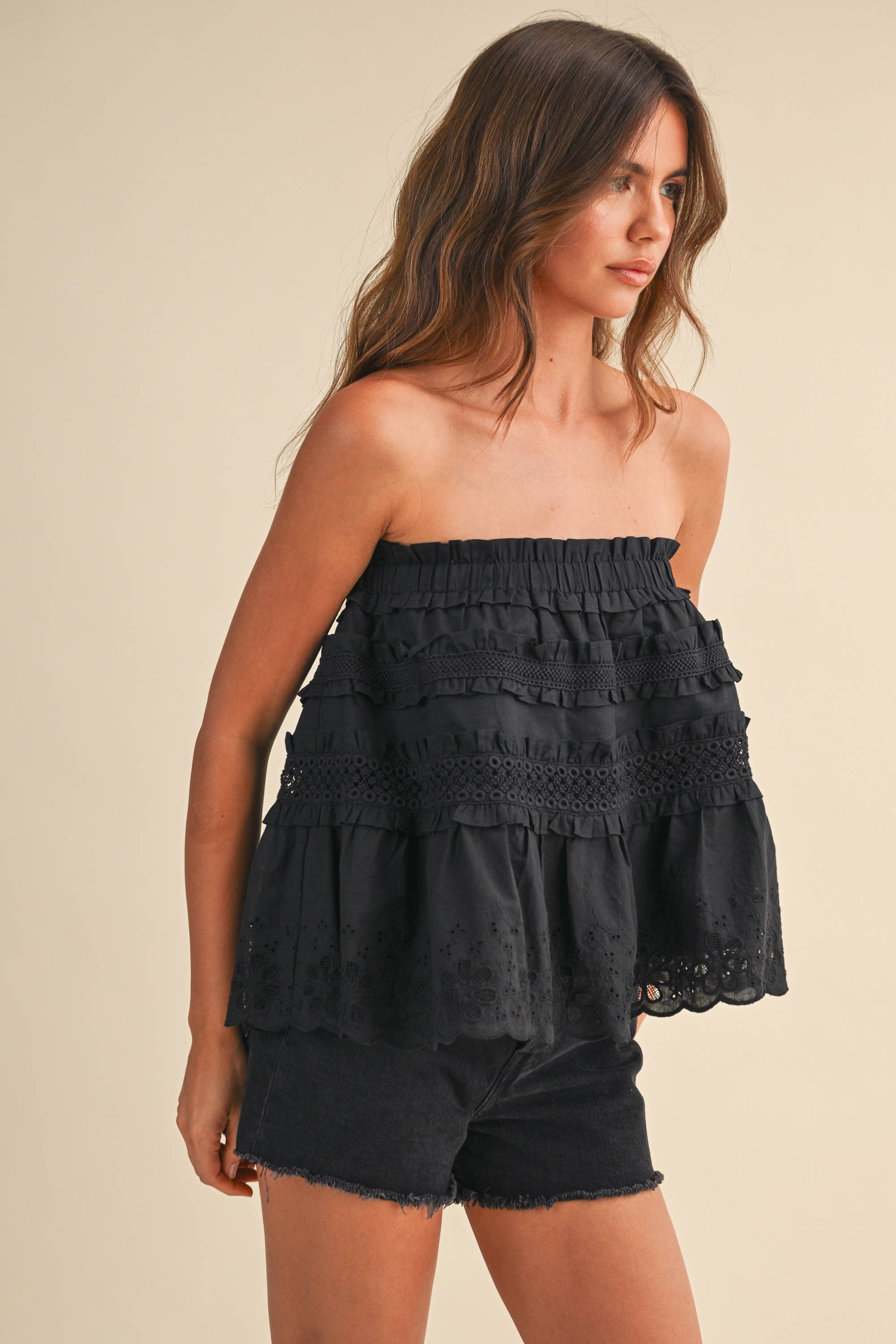 Tipper Strapless Top