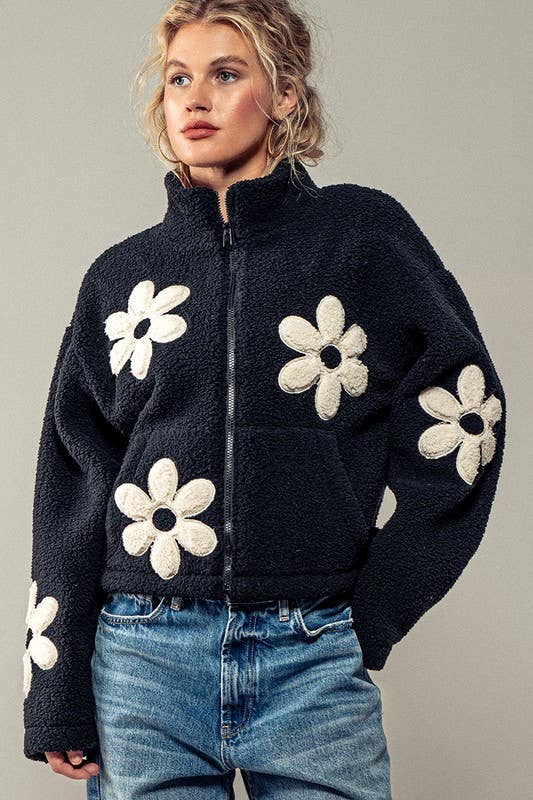 Mallory Fleece Zip Up Jacket