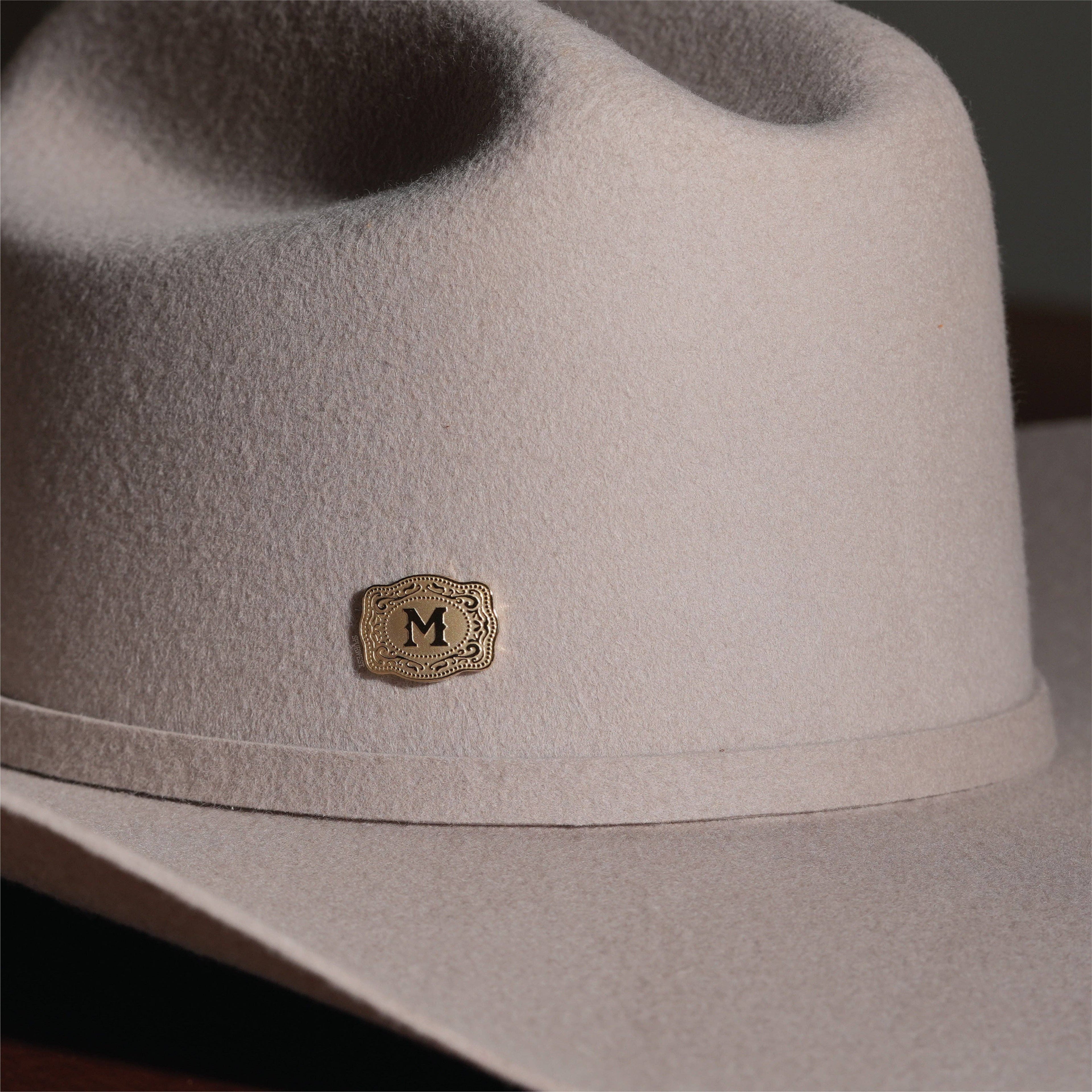 SpurWest Mini Initial Belt Buckle Hatpin