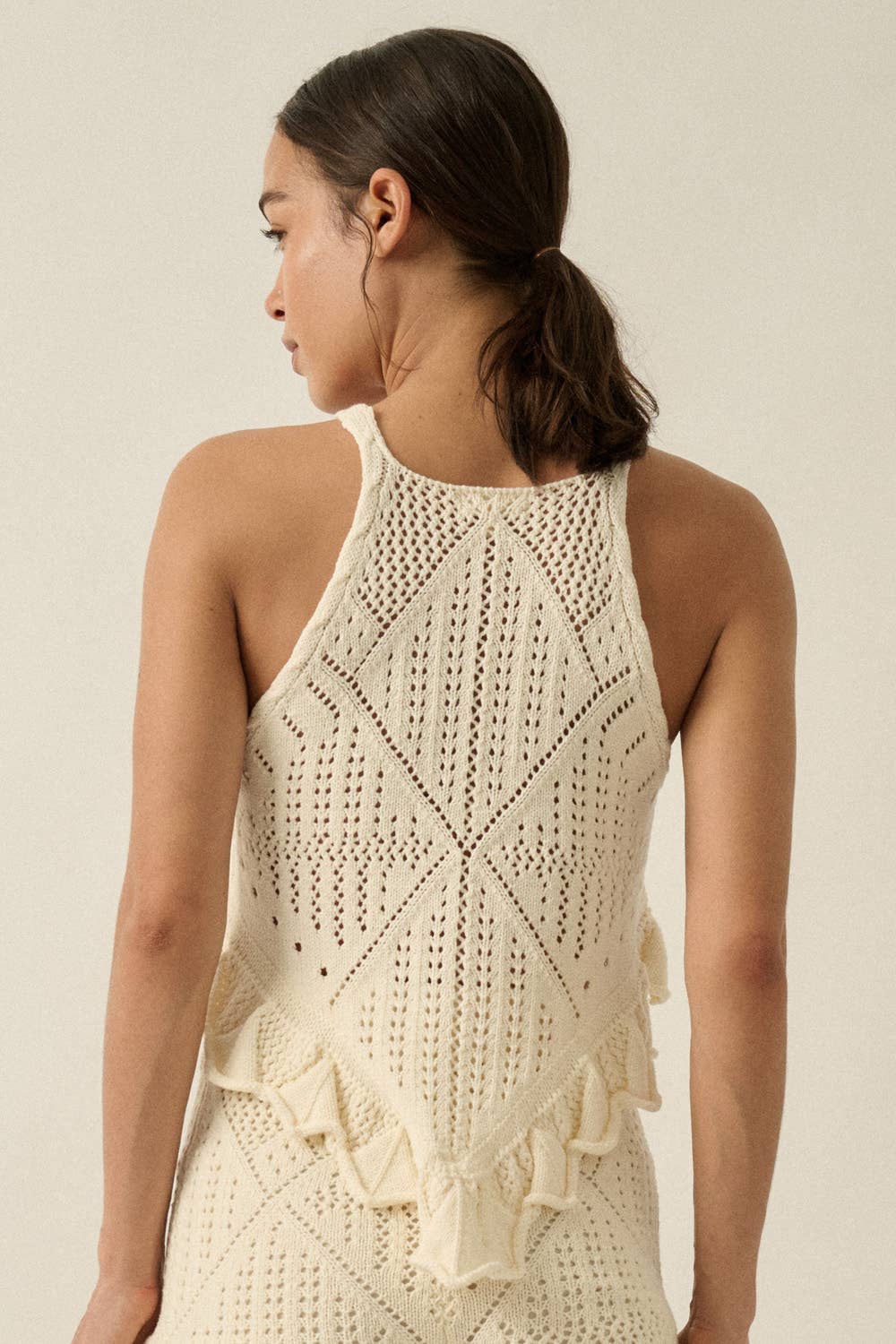 Bonnie Crochet Tank Top