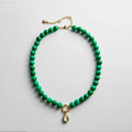 Baublebar Janette Beaded Ring Necklace - Malachite