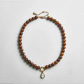 Baublebar Janette Beaded Ring Necklace - Tiger's Eye