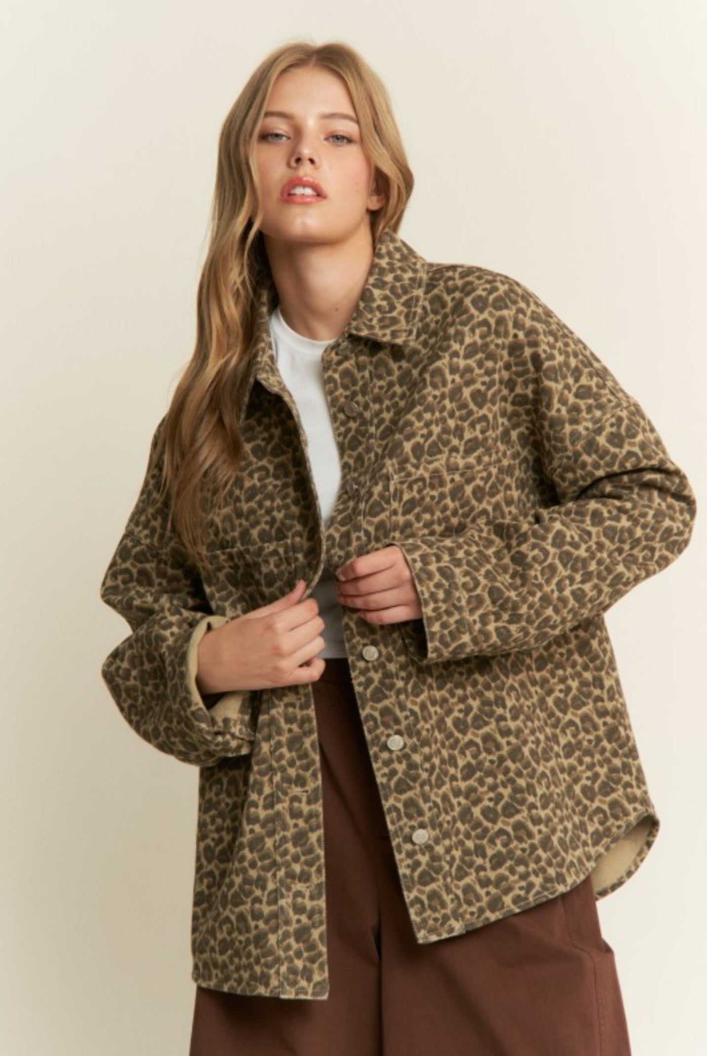 Leopard Print Shacket