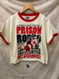 Prison Rodeo Cropped Ringer Tee