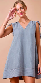 Line 'Em Up Dress