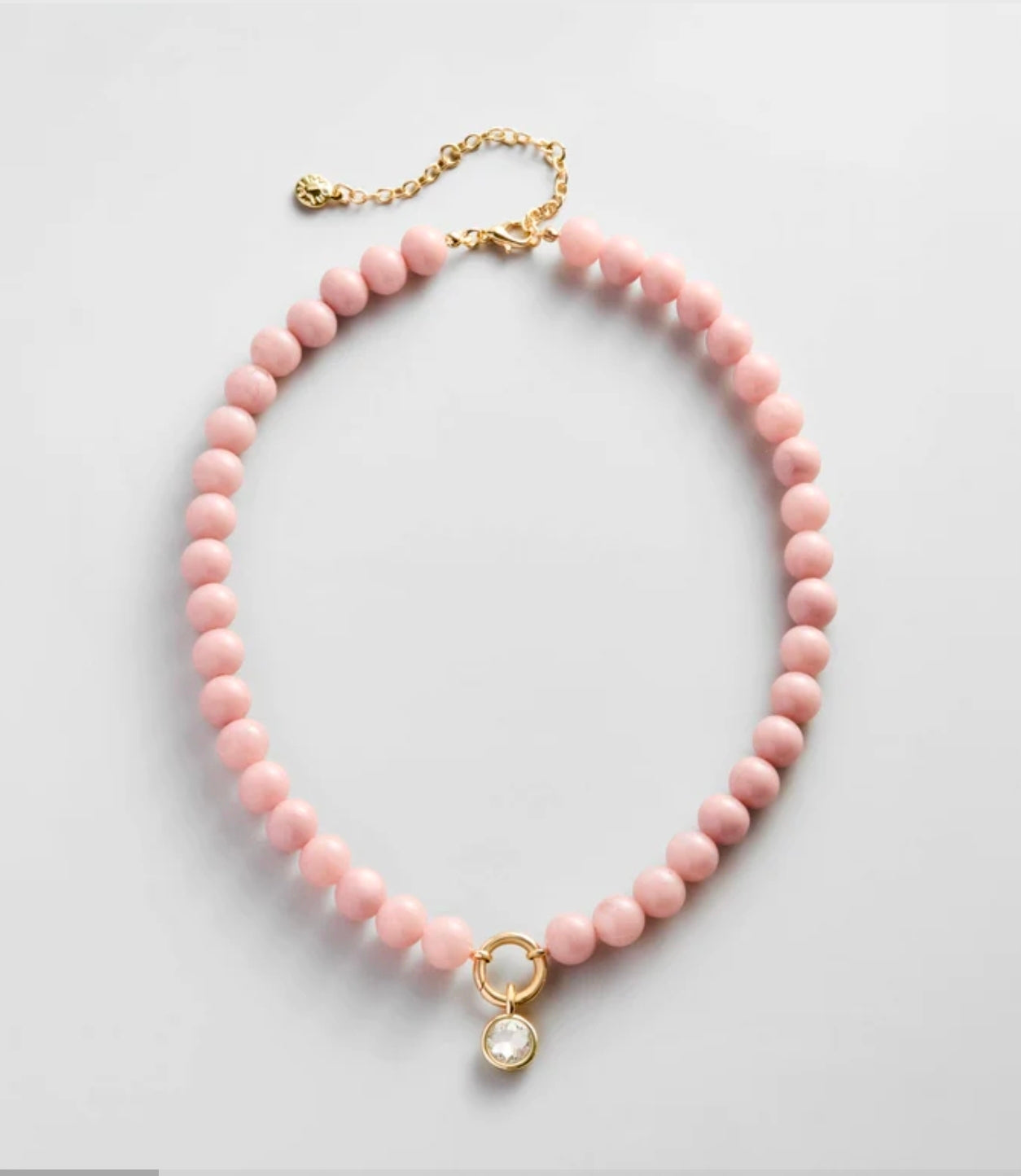 Baublebar Janette Beaded Ring Necklace - Light Pink