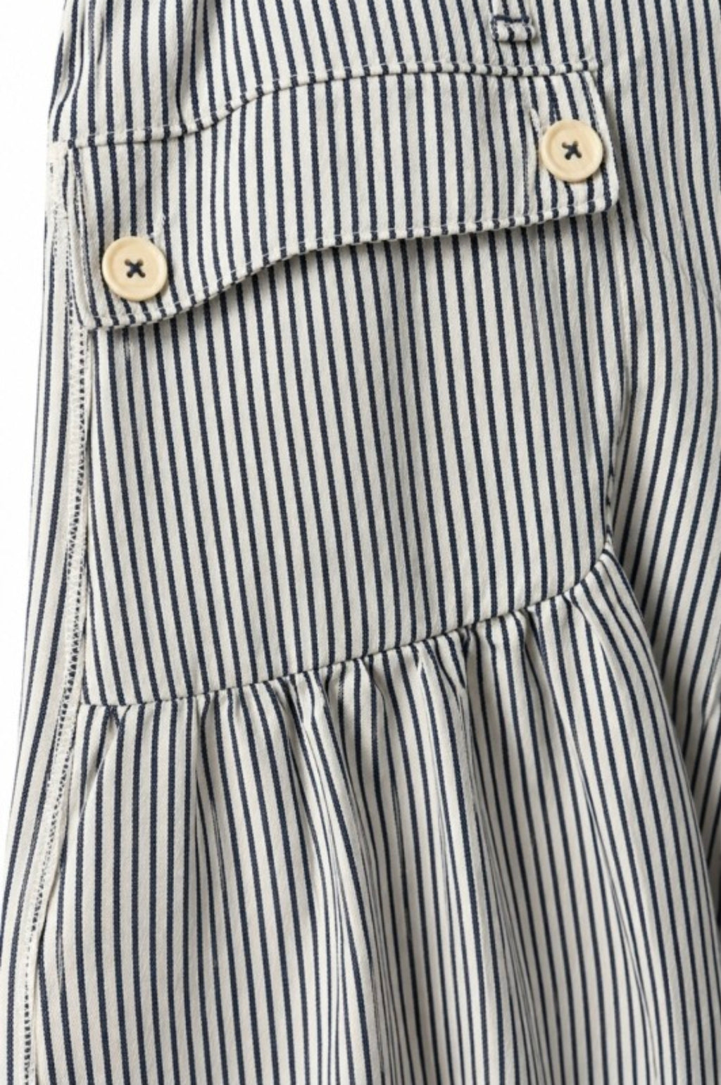 Lotus Striped Balloon Jeans