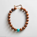Baublebar Jane Beaded Necklace Brown/Turquoise