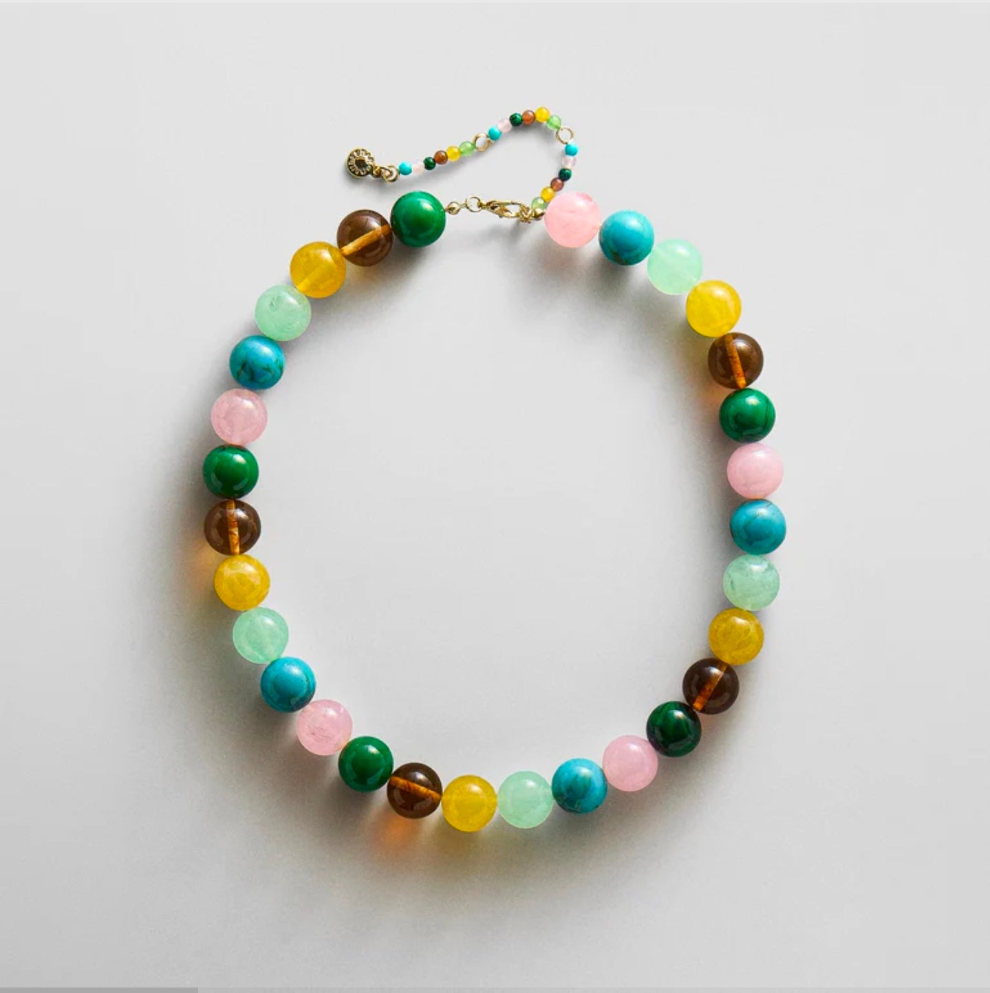 Baublebar Mini Jane Beaded Necklace - Natural Multi